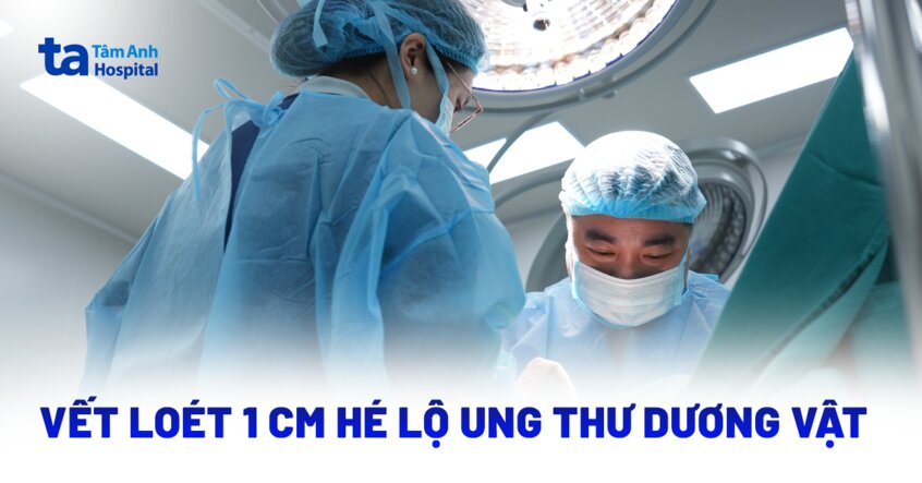 Vết loét 1 cm hé lộ ung thư dương vật