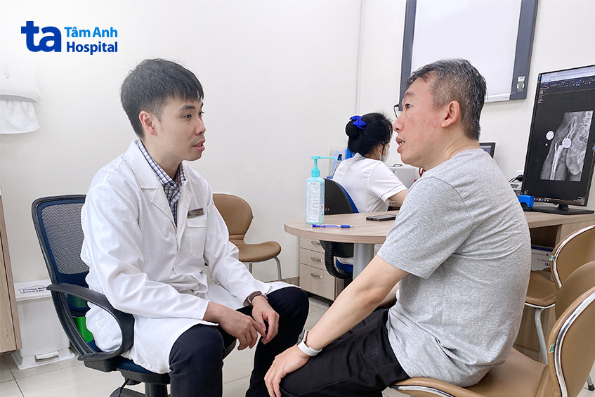 anh giang trong lần tái khám 3