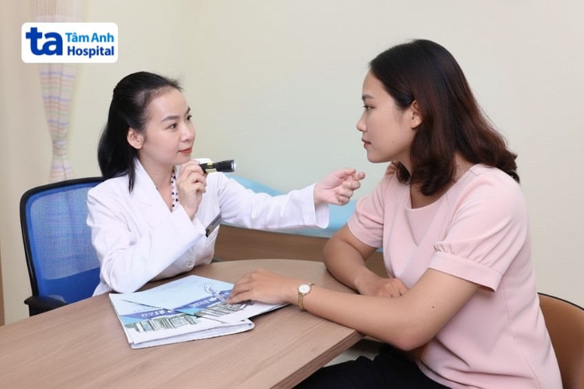 bác sĩ tư vấn liệu trình