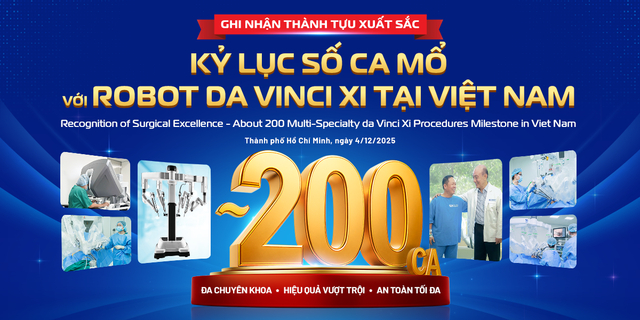 banner kỷ lục robot davinci xi tại việt nam mb