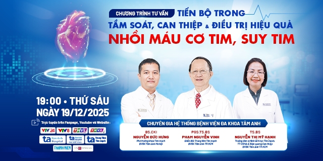banner live tiến bộ trong can thiệp nhồi máu cơ tim, suy tim mb