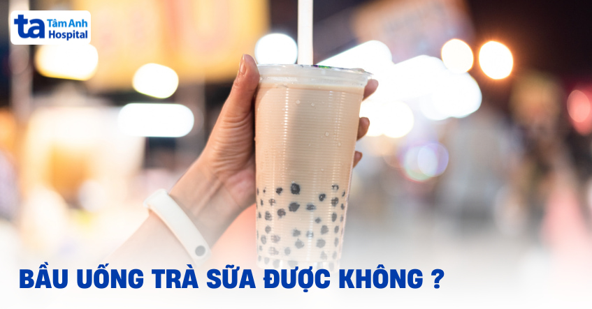 Bầu uống trà sữa được không nếu đang thèm ngọt dữ dội?