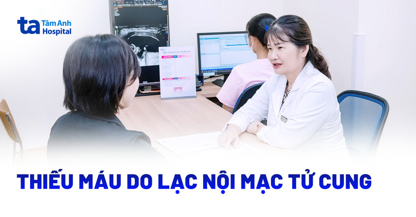 Thiếu máu kéo dài do lạc nội mạc tử cung