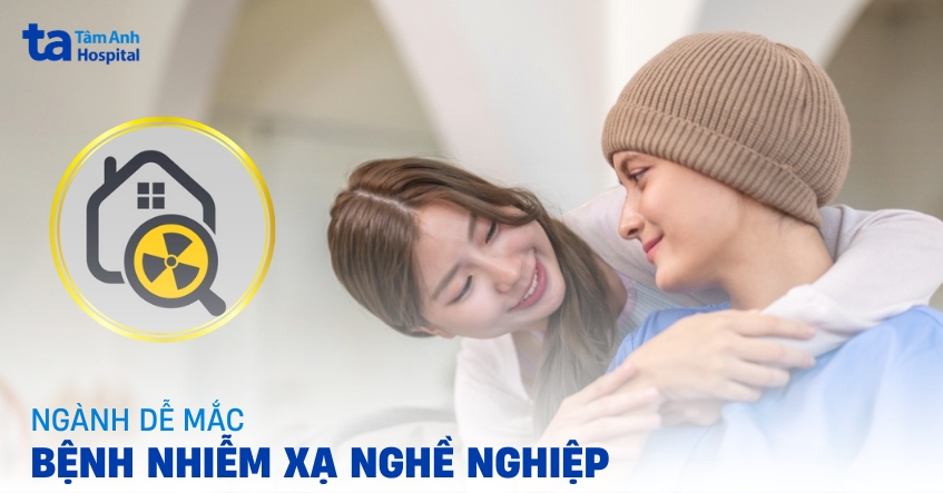 Ngành dễ mắc bệnh nhiễm xạ nghề nghiệp là nhóm nào?