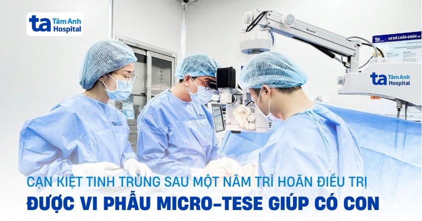 Cạn kiệt tinh trùng sau một năm trì hoãn điều trị