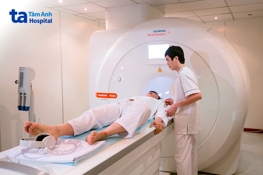 chụp cộng hưởng từ cột sống cổ