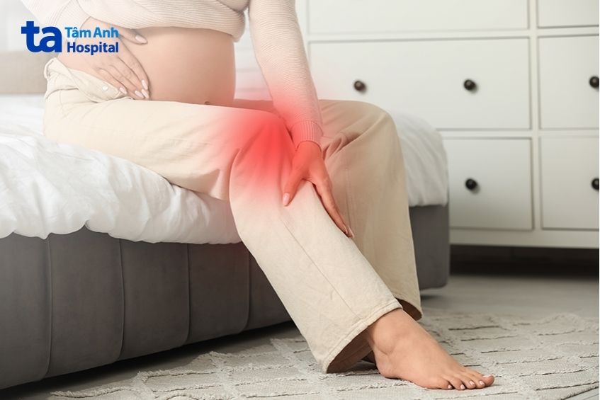 đau khớp gối khi mang thai có thể bị viêm khớp