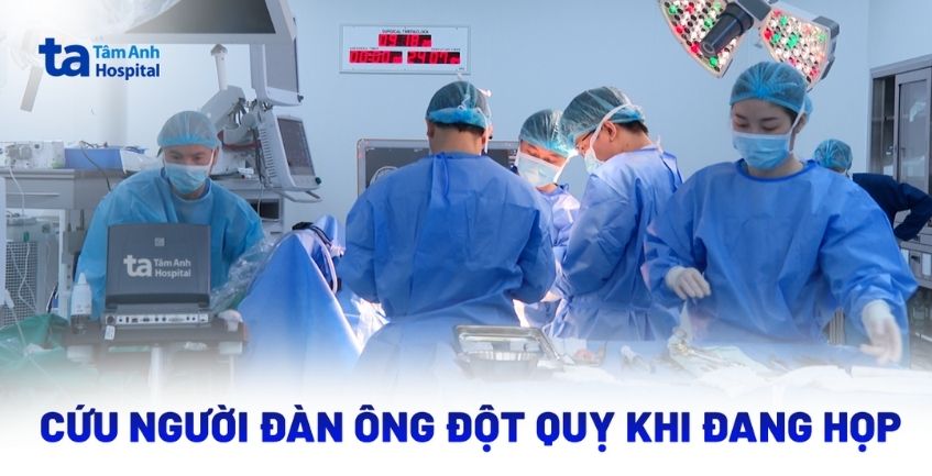 Đột quỵ khi đang họp