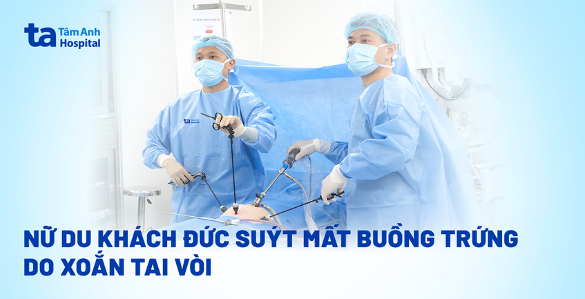Du khách đau bụng tưởng ngộ độc hóa xoắn tai vòi trứng
