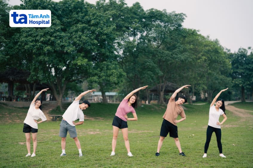 duy trì luyện tập thể dục thường xuyên là một trong những biện pháp hiệu quả giúp phòng ngừa nhiều bệnh lý 