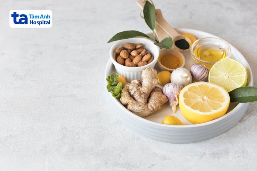 Gừng, tỏi, nghệ và chanh là gia vị tự nhiên giúp hỗ trợ tiêu hóa và bảo vệ tuyến tụy