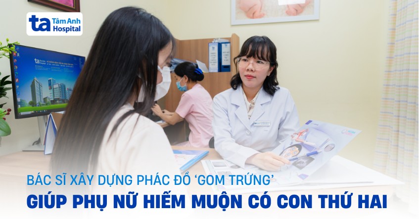 Gom trứng để sinh con thứ hai