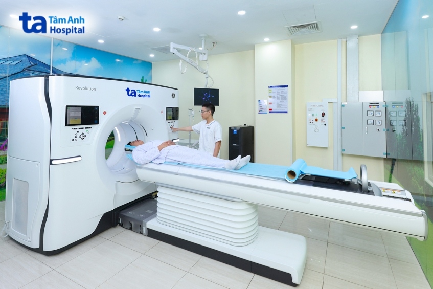 hệ thống chụp ct 1975 lát cắt tích hợp ai