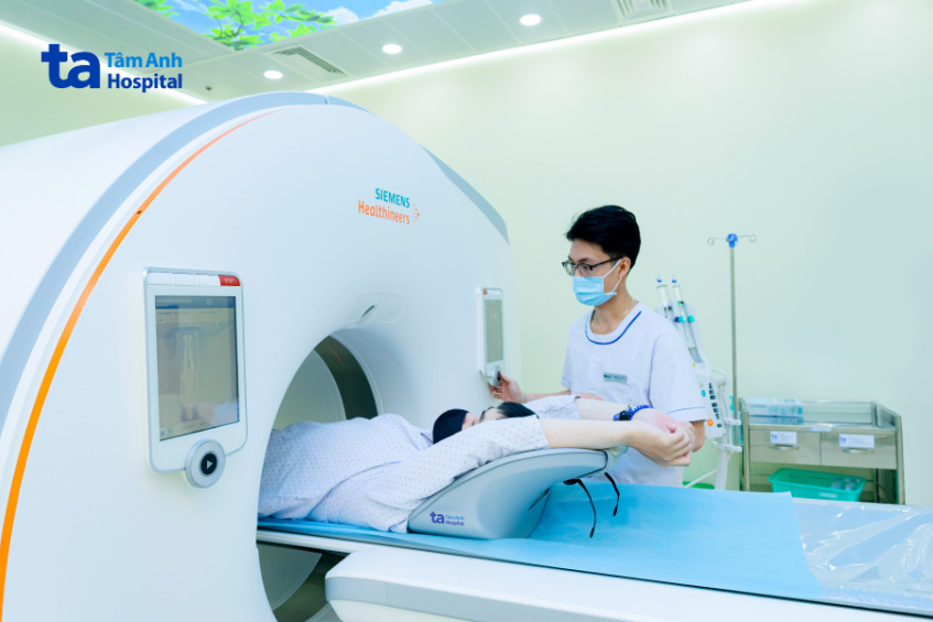 hệ thống máy chụp ct tại bvđk tâm anh