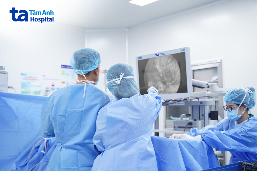 hình ảnh khối u của bệnh nhân