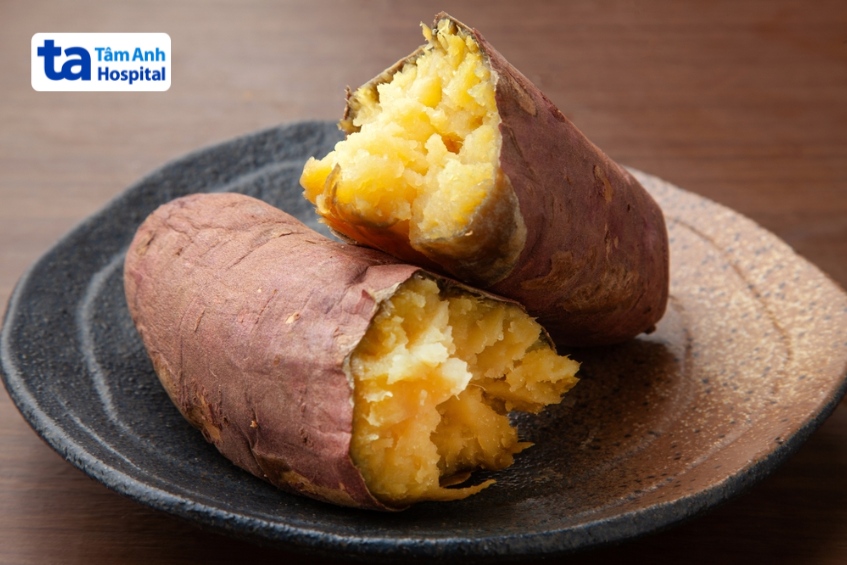 khoai lang có chỉ số đường huyết thấp hơn cơm trắng