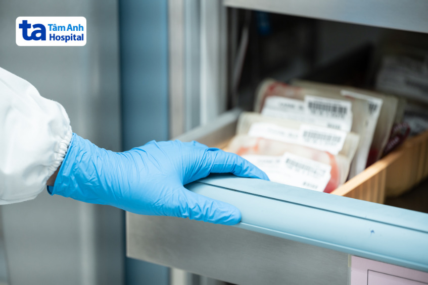 khối hồng cầu được bảo quản nghiêm ngặt