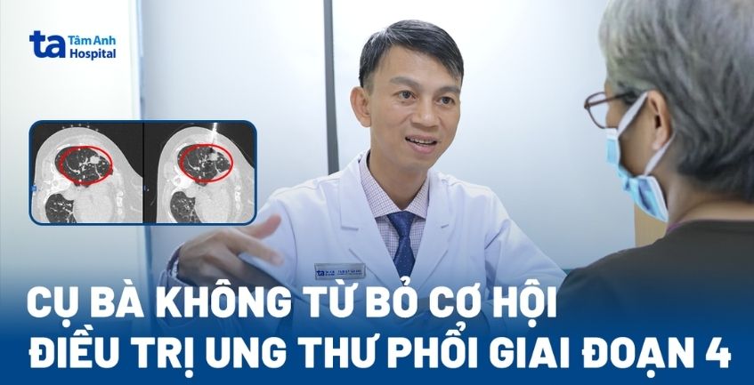 Cụ bà nỗ lực điều trị ung thư phổi giai đoạn 4