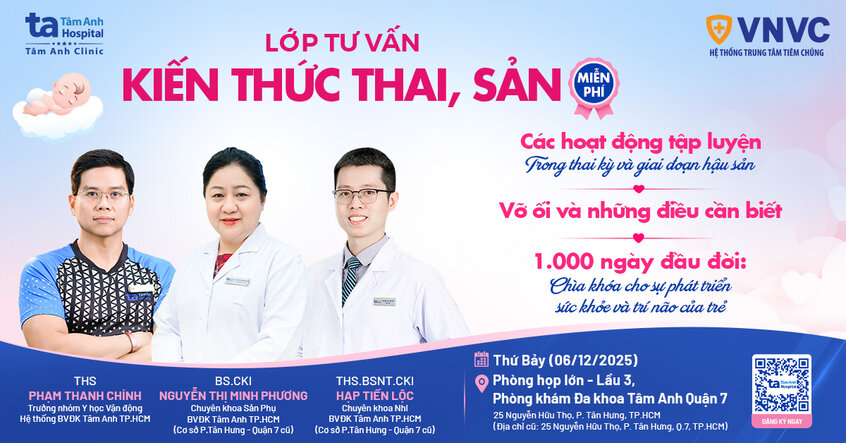 Lớp học tiền sản số 12 – BVĐK Tâm Anh