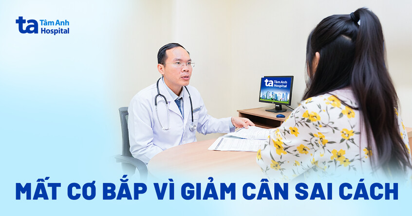 Mất cơ bắp vì giảm cân sai cách