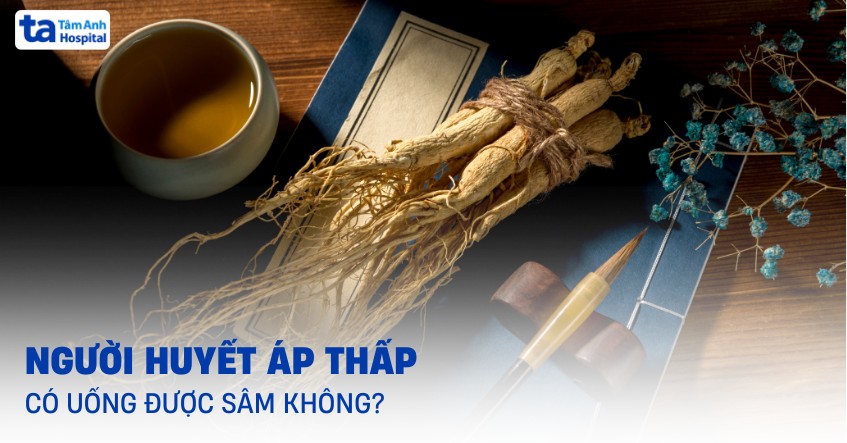 Liệu người huyết áp thấp có uống được sâm không?