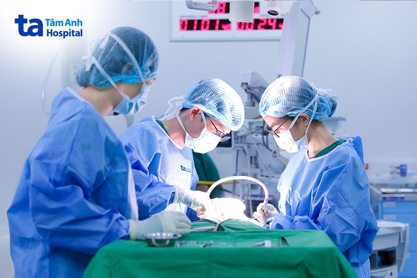 phẫu thuật vùng tổn thương