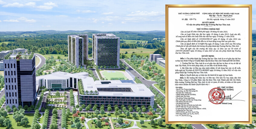 quyết định thành lập được phê duyệt