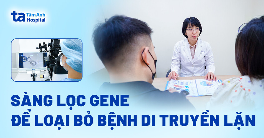 sàng lọc gene để loại bỏ bệnh di truyền lặn
