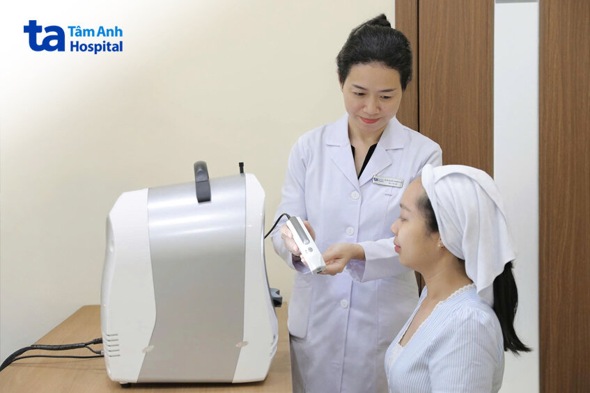 soi da để chẩn đoán ký sinh trùng