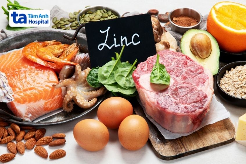 tăng cường thực phẩm giàu kẽm