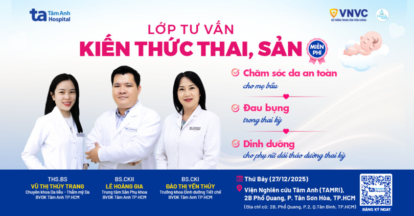 Lớp học tiền sản số 21, 9h00 – 11h00 Thứ 7 (27/12/2025)