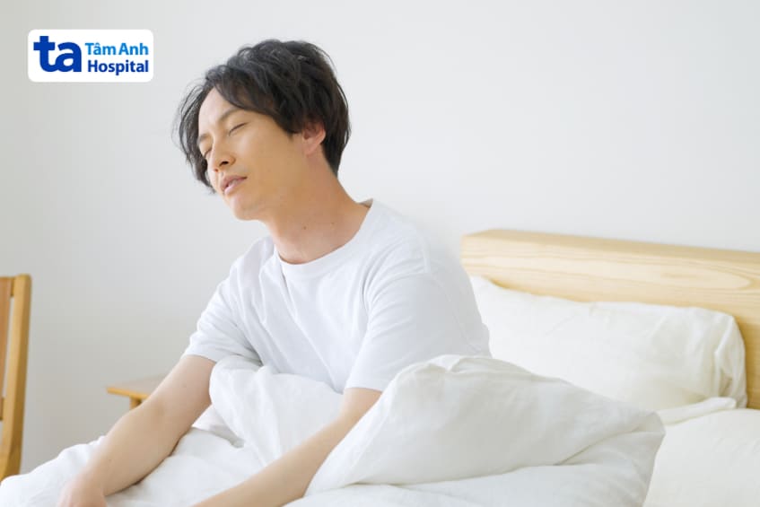 trằn trọc nhiều đêm khiến mệt mỏi lờ đờ