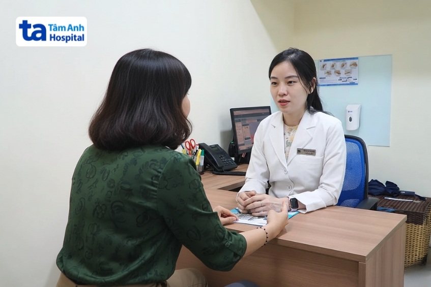 trao đổi cùng bác sĩ