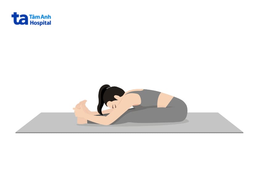 tư thế yoga gập người