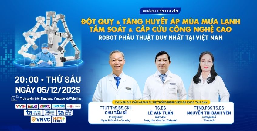 Đột quỵ và tăng huyết áp mùa mưa lạnh – Tầm soát và cấp cứu công nghệ cao