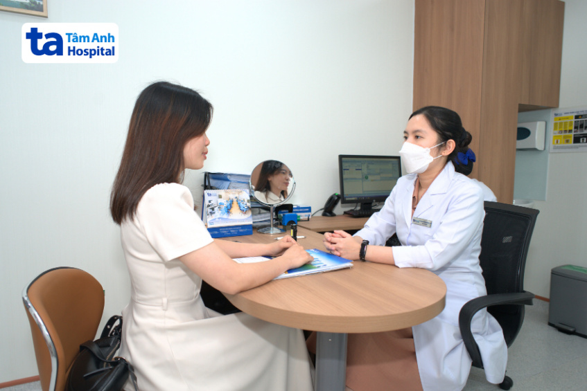 tư vấn liệu trình cùng bác sĩ