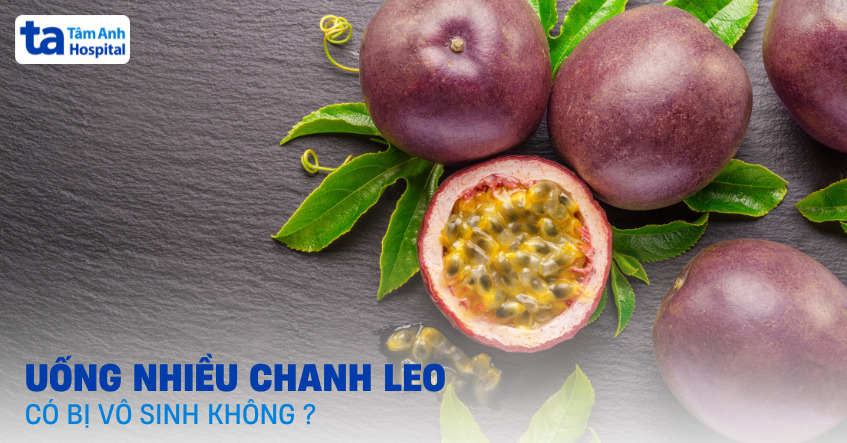 Uống nhiều chanh leo có bị vô sinh không?