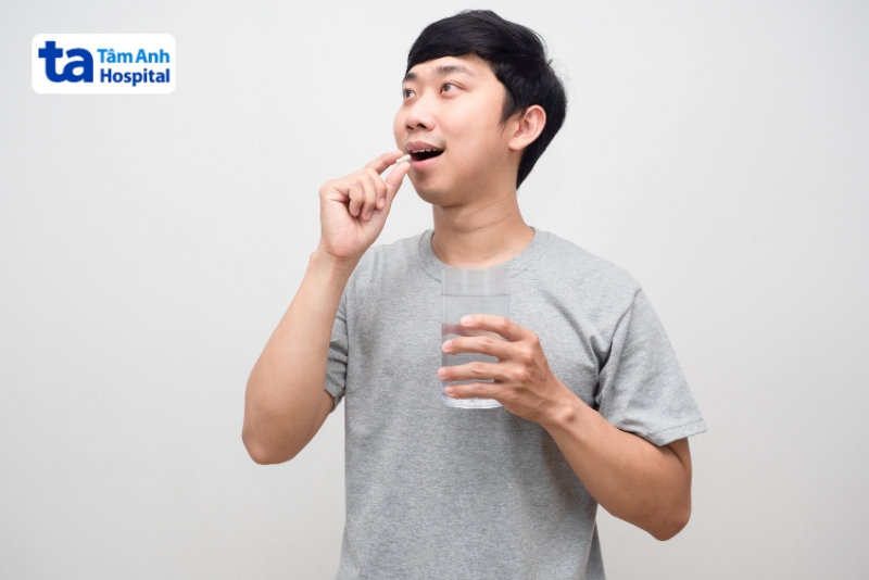 uống thuốc điều trị dương vật