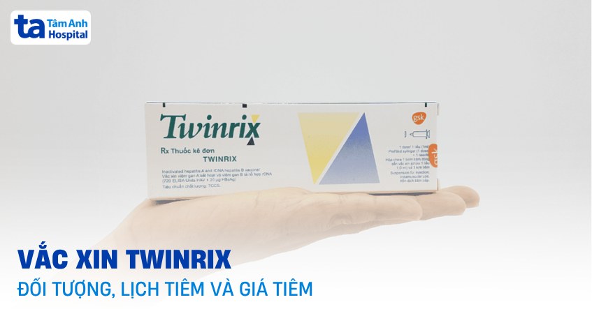 Vắc xin Twinrix (Bỉ) phòng viêm gan A và B: Lịch và giá tiêm