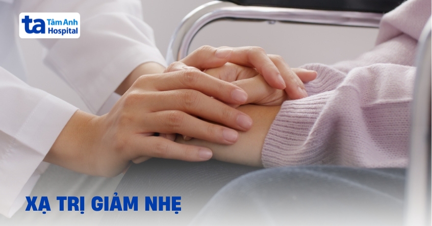 Xạ trị giảm nhẹ được chỉ định khi nào?