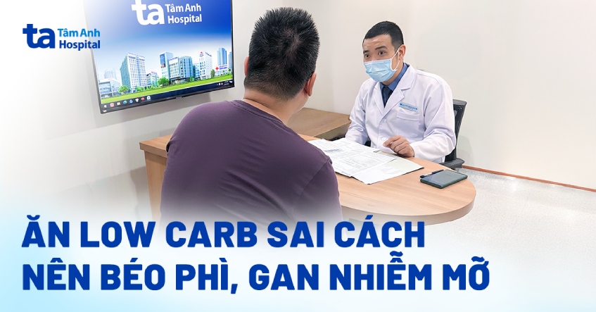 Ăn low carb sai cách, nam thanh niên béo phì và gan nhiễm mỡ