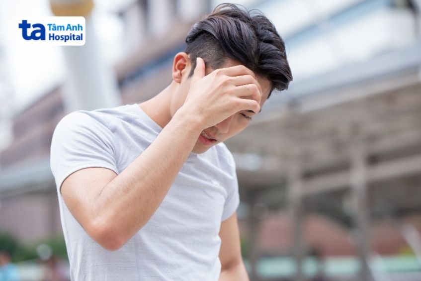 chóng mặt khi chơi thể thao