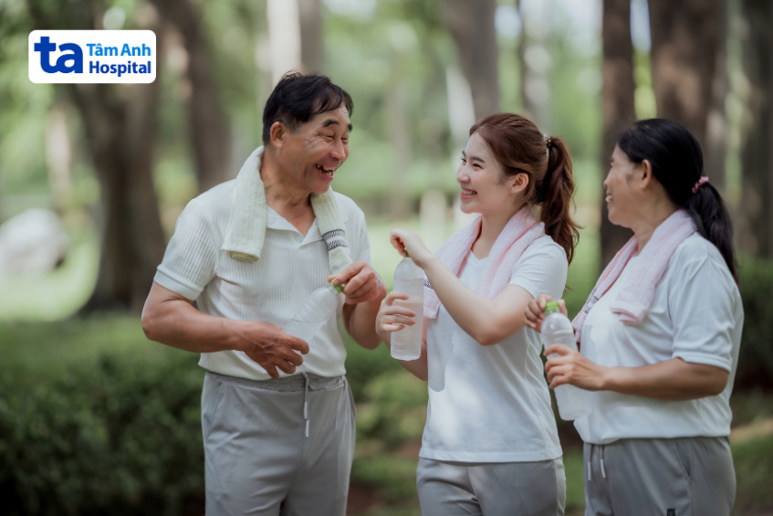 duy trì chế độ vận động nhẹ nhàng