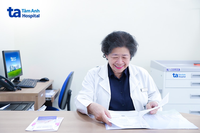 giải phẫu tế bào tử cung sau mổ của chị tình cho kết quả lành tính