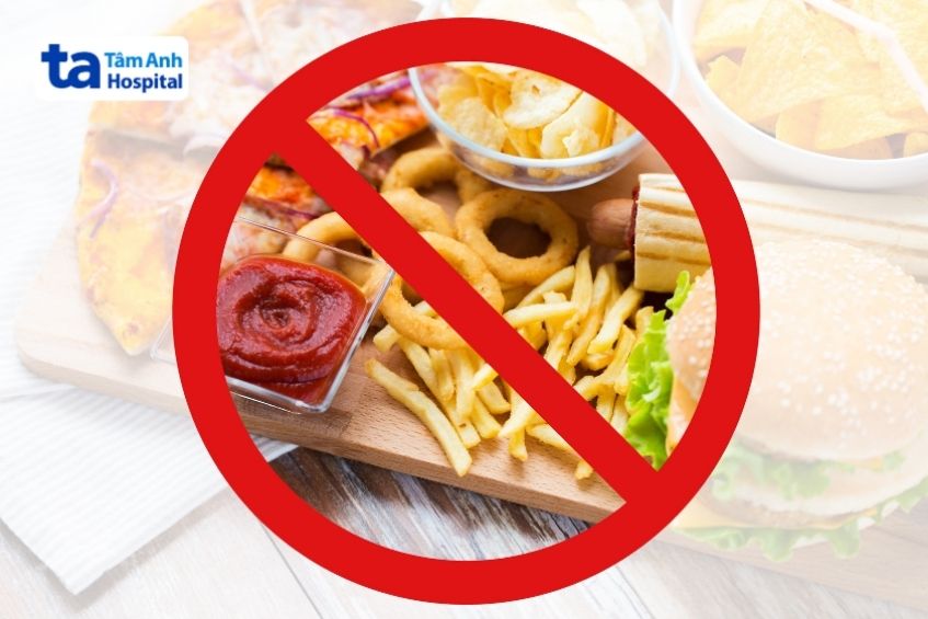 hạn chế các thực phẩm chiên rán