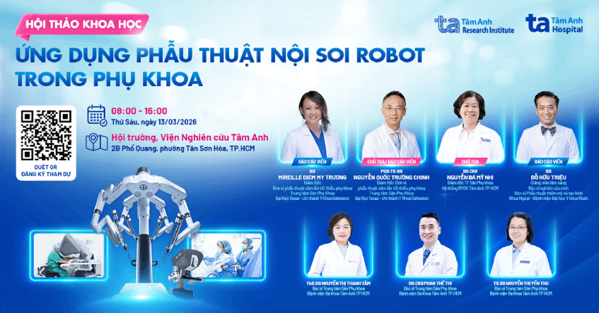 Hội thảo khoa học “Ứng dụng phẫu thuật nội soi robot trong phụ khoa”