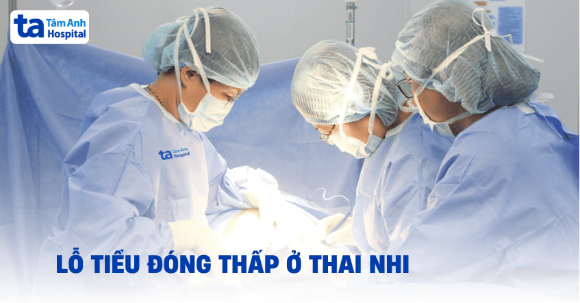 Lỗ tiểu đóng thấp ở thai nhi
