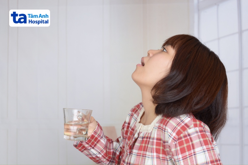 nên súc họng thường xuyên