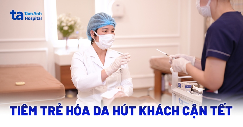 Tiêm trẻ hóa da hút khách trước Tết