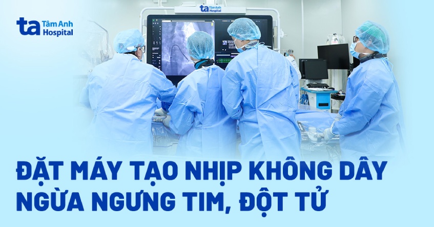30 phút cấy máy tạo nhịp phòng ngưng tim, đột tử